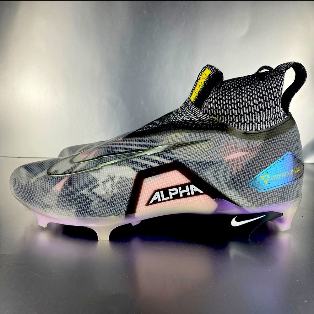 nike alpha menace elite 3 football cleats rw wolf grey cv0578 001 men’s size 13